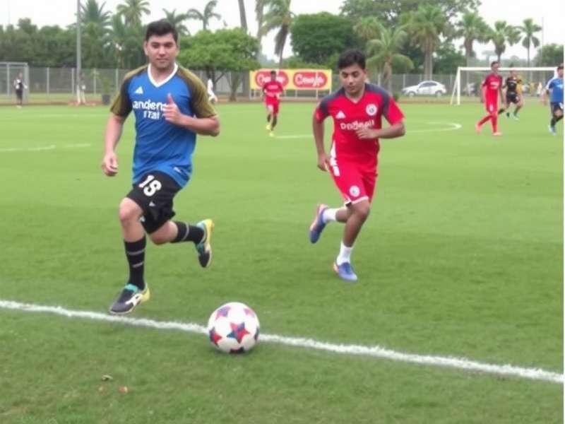 Youth team training session